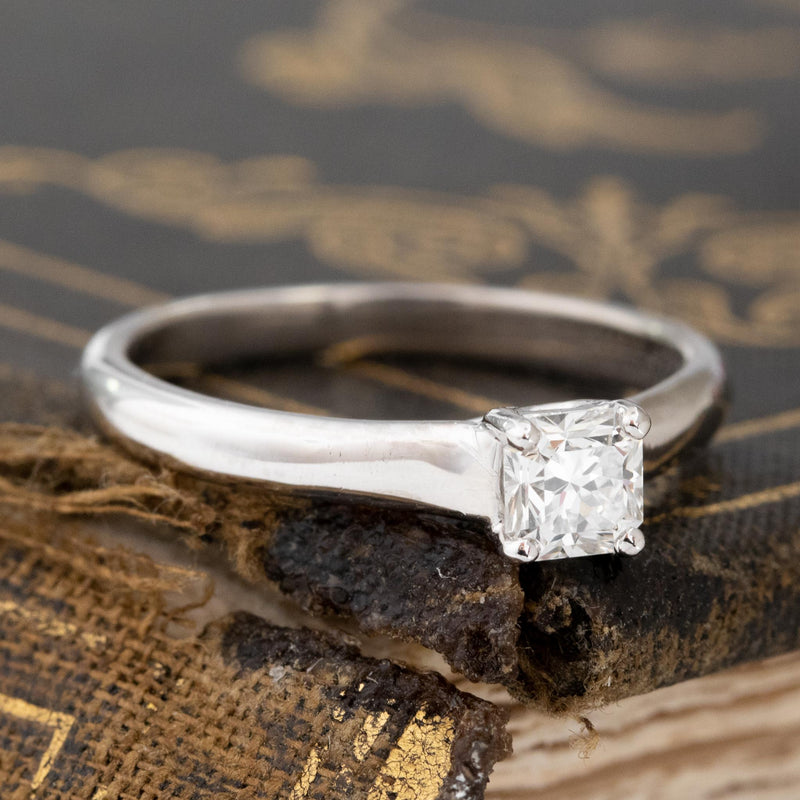 Tiffany & Co Platinum and Diamond LUCIDA Engagement Ring 1.57 CT G VS2 $32k  NEW | eBay